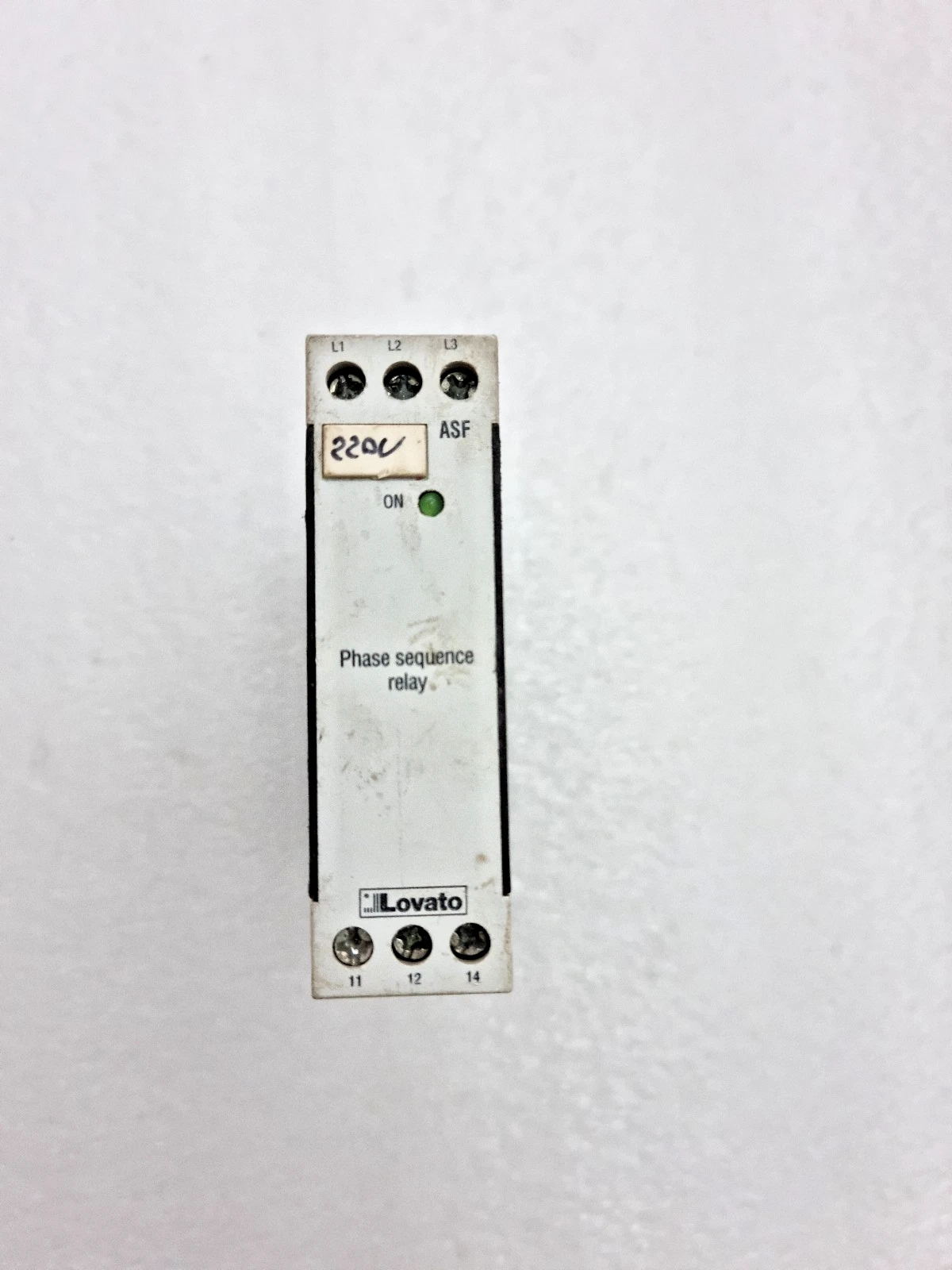 Lovato ASF 220 3Phase Sequence Control Relay 220-240Vac Made in Italy ASF220